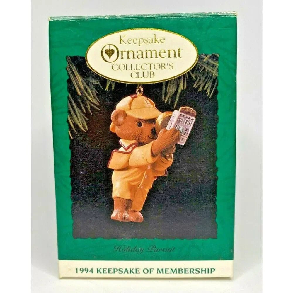 1994‎ Hallmark Holiday Pursuit Keepsake Ornament Club Ornament U65